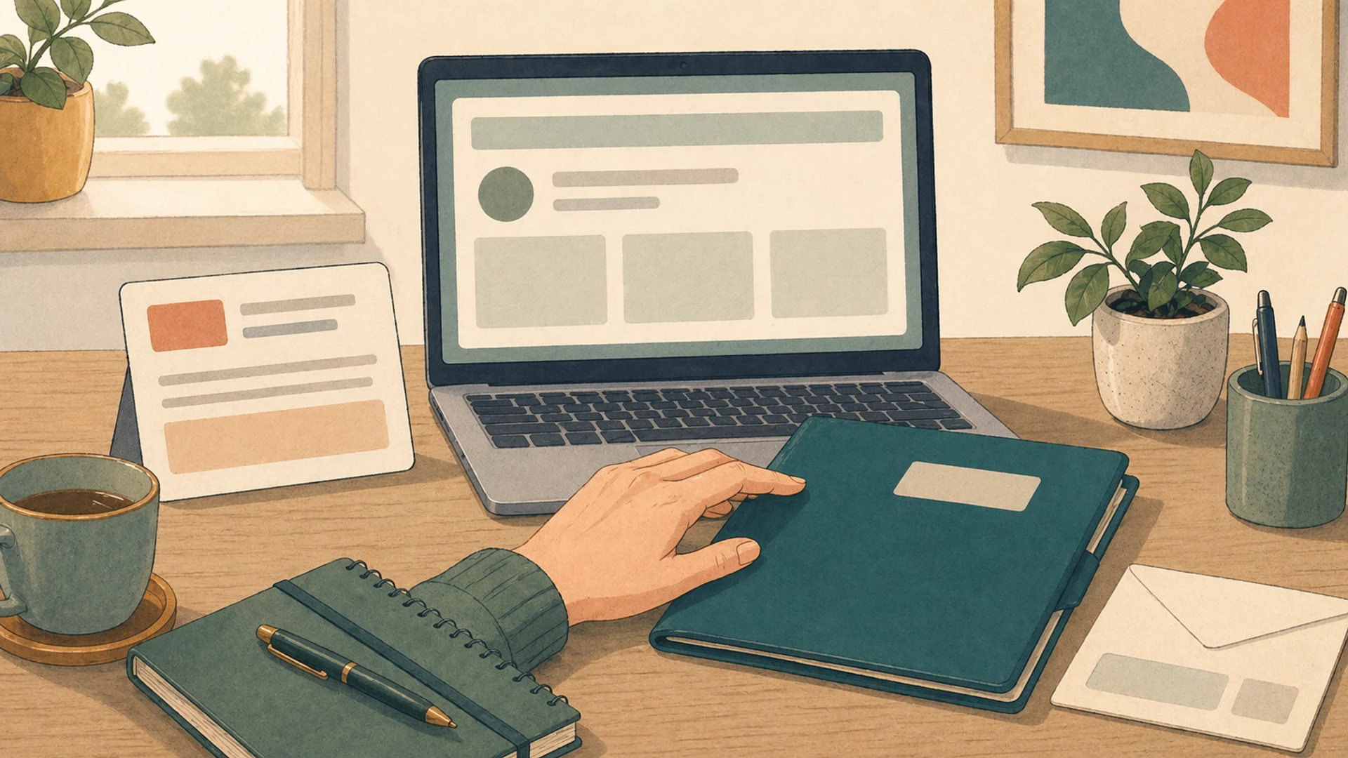 Illustrazione editoriale CyberSenior per Finta Agenzia delle Entrate: come verificare senza panico