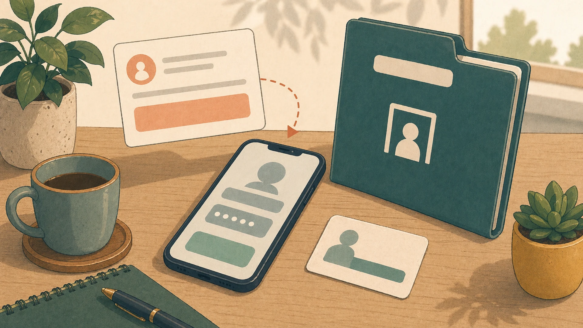 Illustrazione editoriale CyberSenior per Finto SPID: i segnali da non ignorare