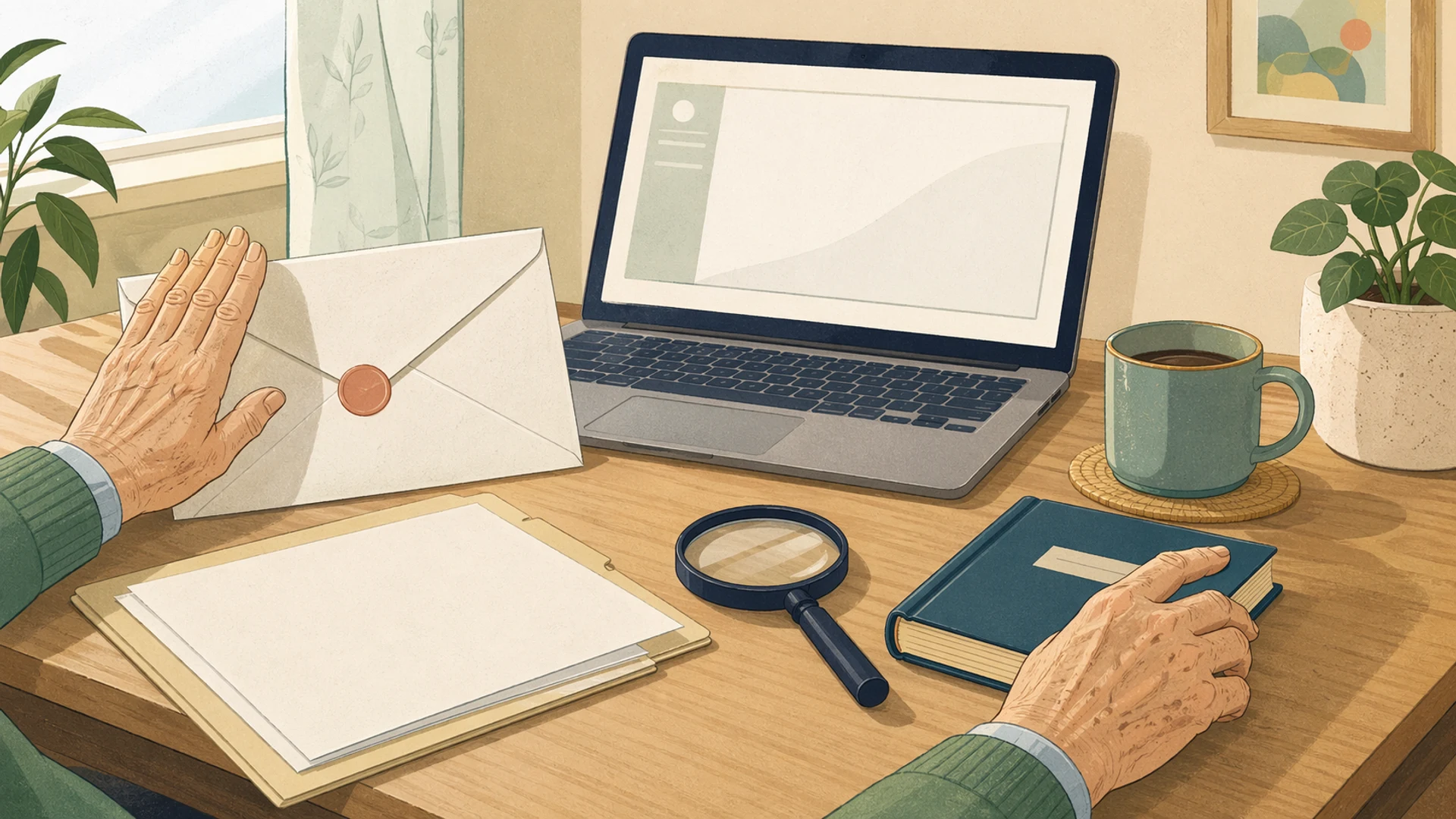 Illustrazione editoriale CyberSenior per PEC sospetta: certificata non significa sicura