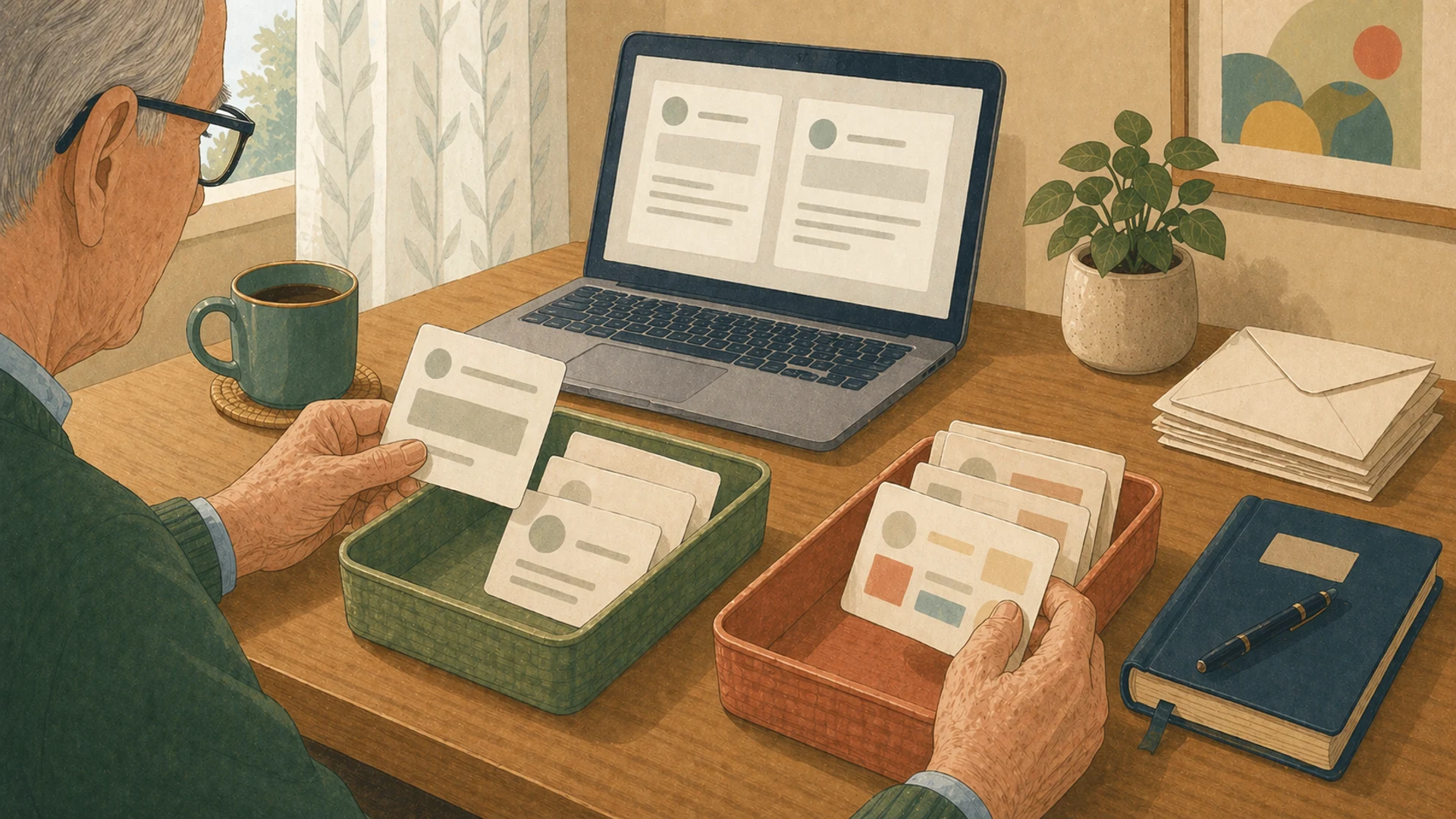 Illustrazione editoriale CyberSenior per SPAM o truffa? Come distinguere fastidio e pericolo