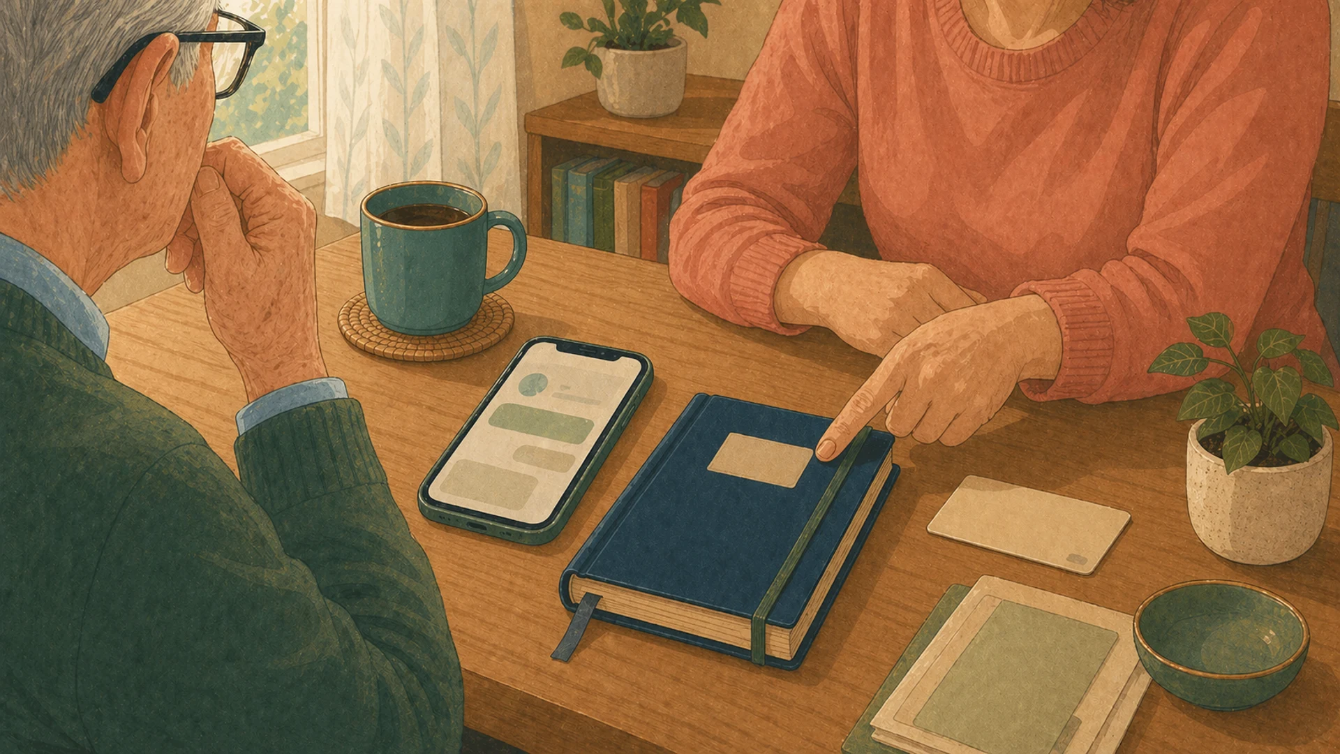Illustrazione editoriale CyberSenior per Truffe sentimentali online: segnali iniziali da prendere sul serio